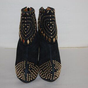 US 10❤️Jeffrey Campbell HIGH HEEL LESS PLATFORM SUEDE LEATHER Studded PUMPS